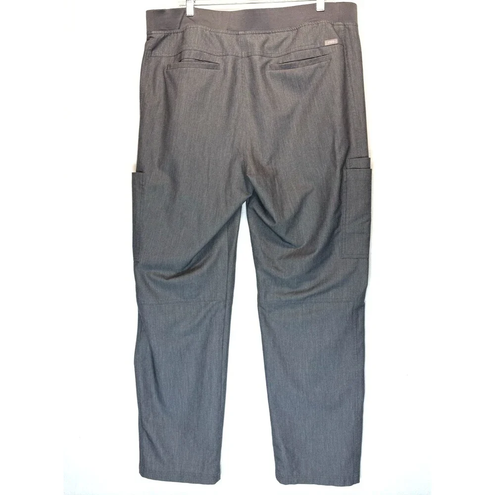 Figs Mens Scrub Pants Size XXL Axim Cargo Technical‎ Collection Graphite Gray